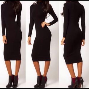 Black Body Con Dress